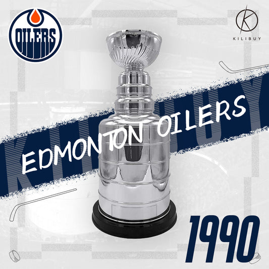 [NHL]1990 Stanley Cup Trophy ,Edmonton Oilers