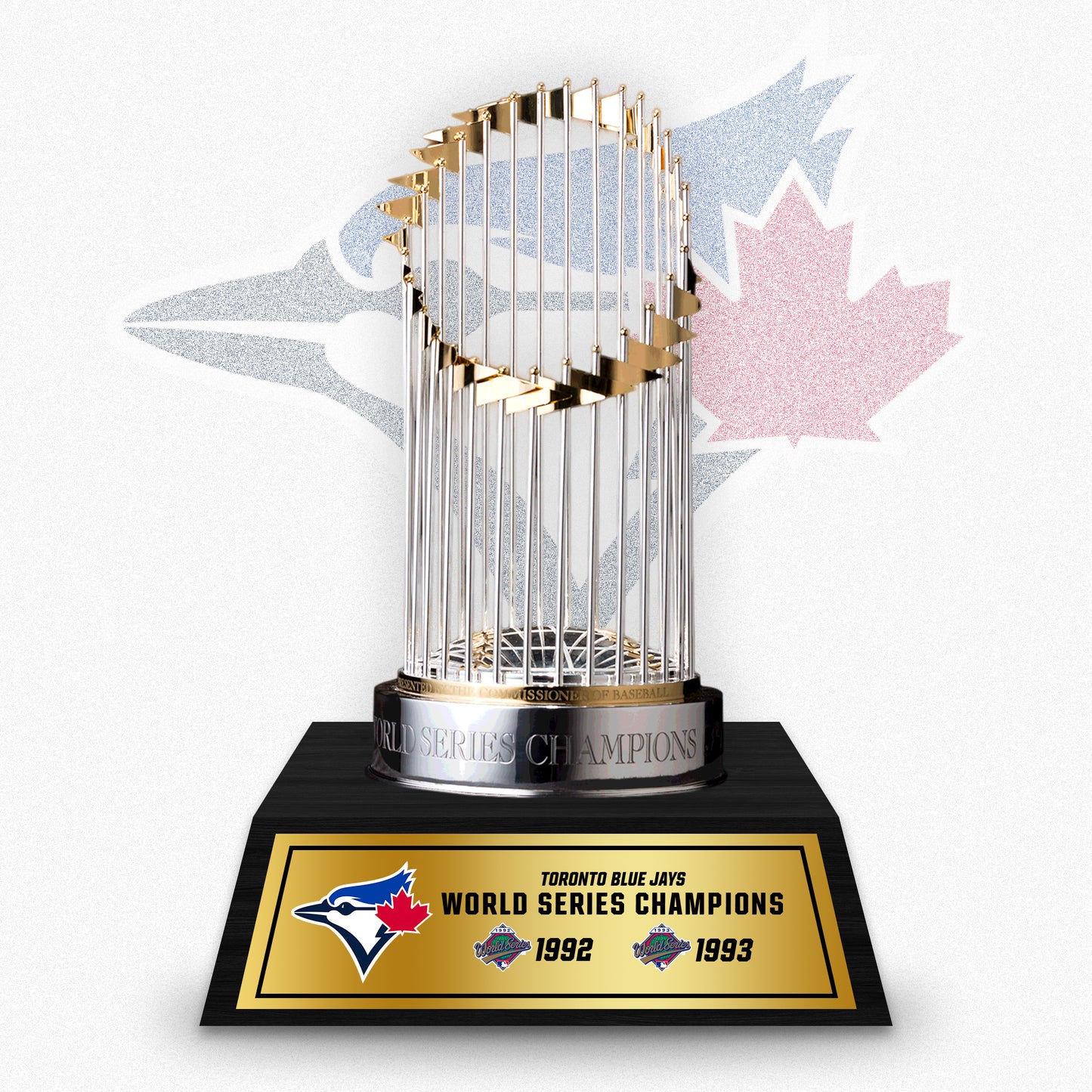 [MLB] Toronto Blue Jays World Series Commissioner's Trophy 11.8"(30cm) With Wooden Base