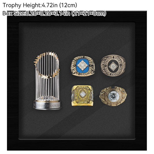 Detroit Tiger MLB Trophy And Ring Box