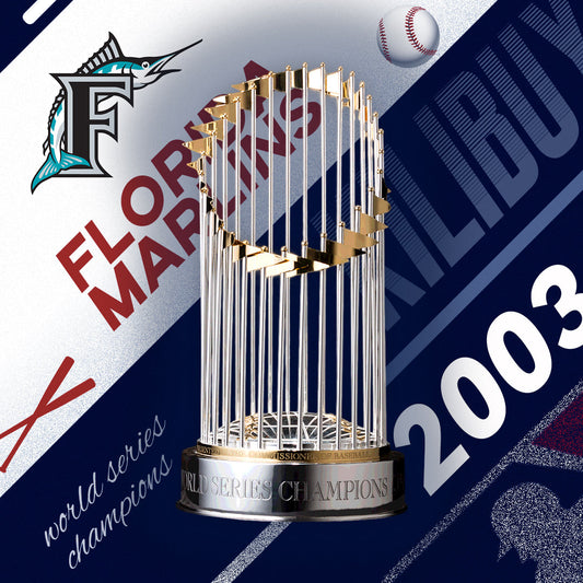 [MLB]2003 World Series Trophy,Miami Marlins