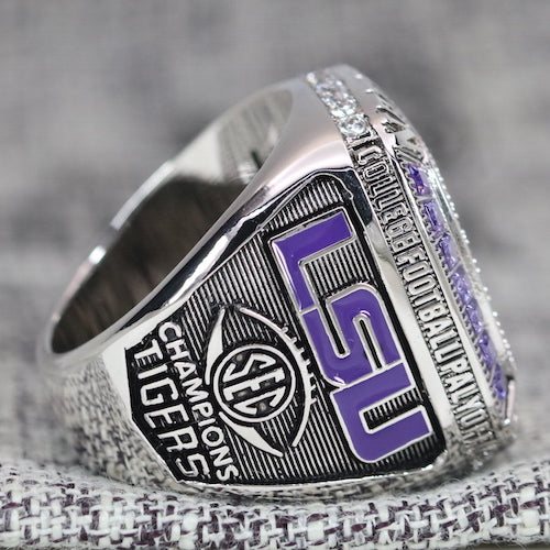 Louisiana State University (LSU) College Football Playoffs Championship Ring (2019) - Premium Series