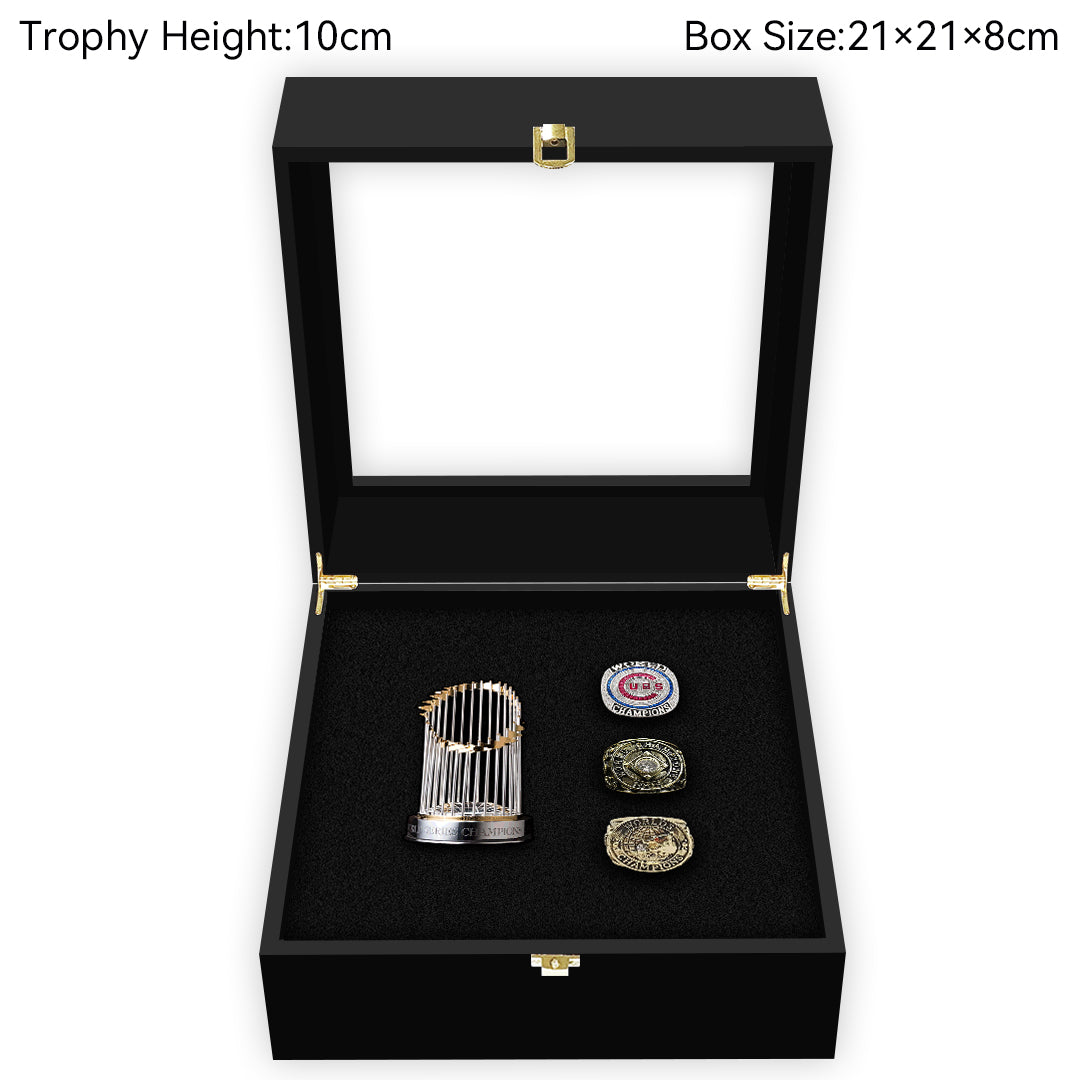 Chicago Cubs MLB Trophy And Ring Box