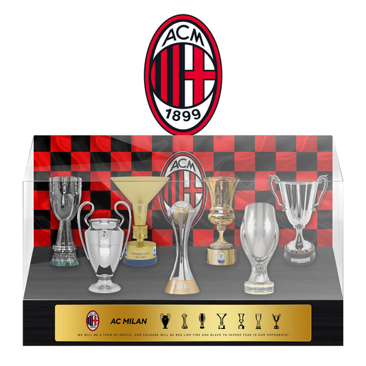 AC Milan Football Championship Trophy Display Case