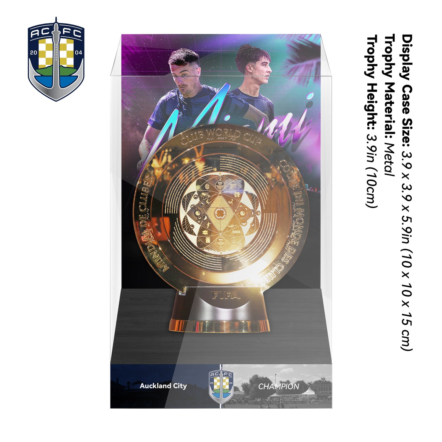 Auckland City 2025 FIFA Club World Cup Trophy Display Case
