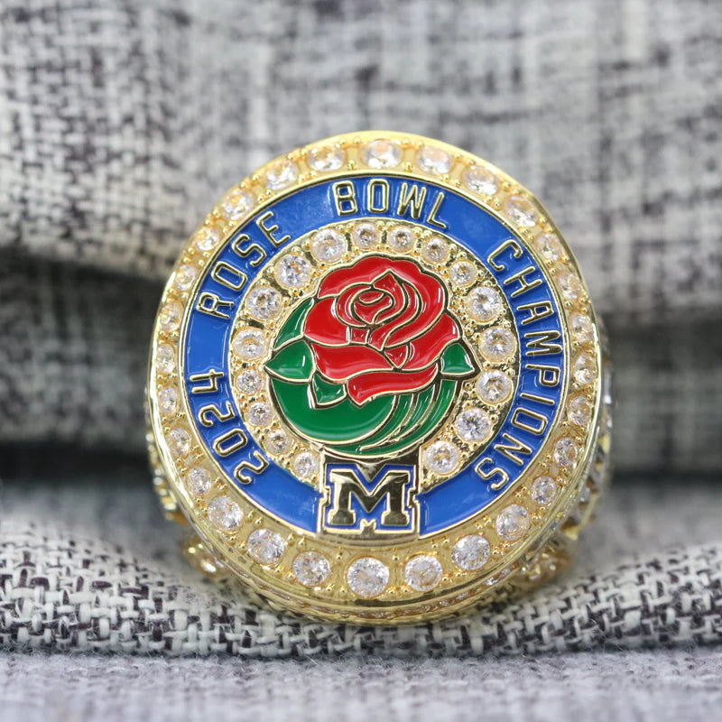 [ Premium Series]2024 Wolverines Go Blue Rose Bowl  Championship Ring