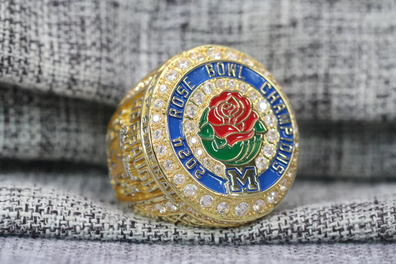 [ Premium Series]2024 Wolverines Go Blue Rose Bowl  Championship Ring