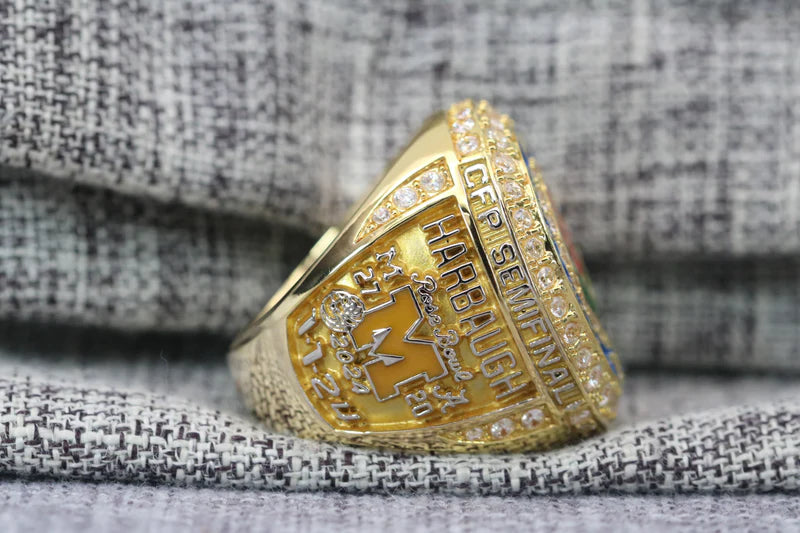 [ Premium Series]2024 Wolverines Go Blue Rose Bowl  Championship Ring