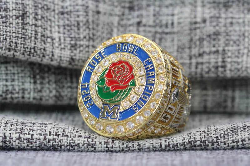 [ Premium Series]2024 Wolverines Go Blue Rose Bowl  Championship Ring