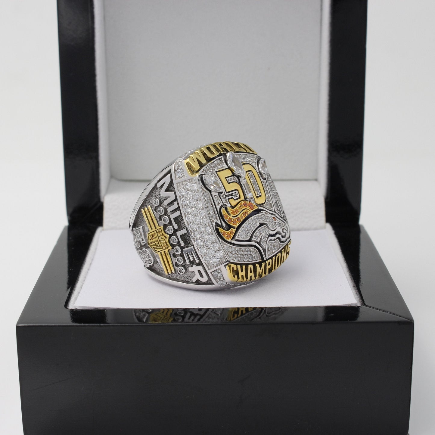2015 Denver Broncos Super Bowl Ring - Ultra Premium Series