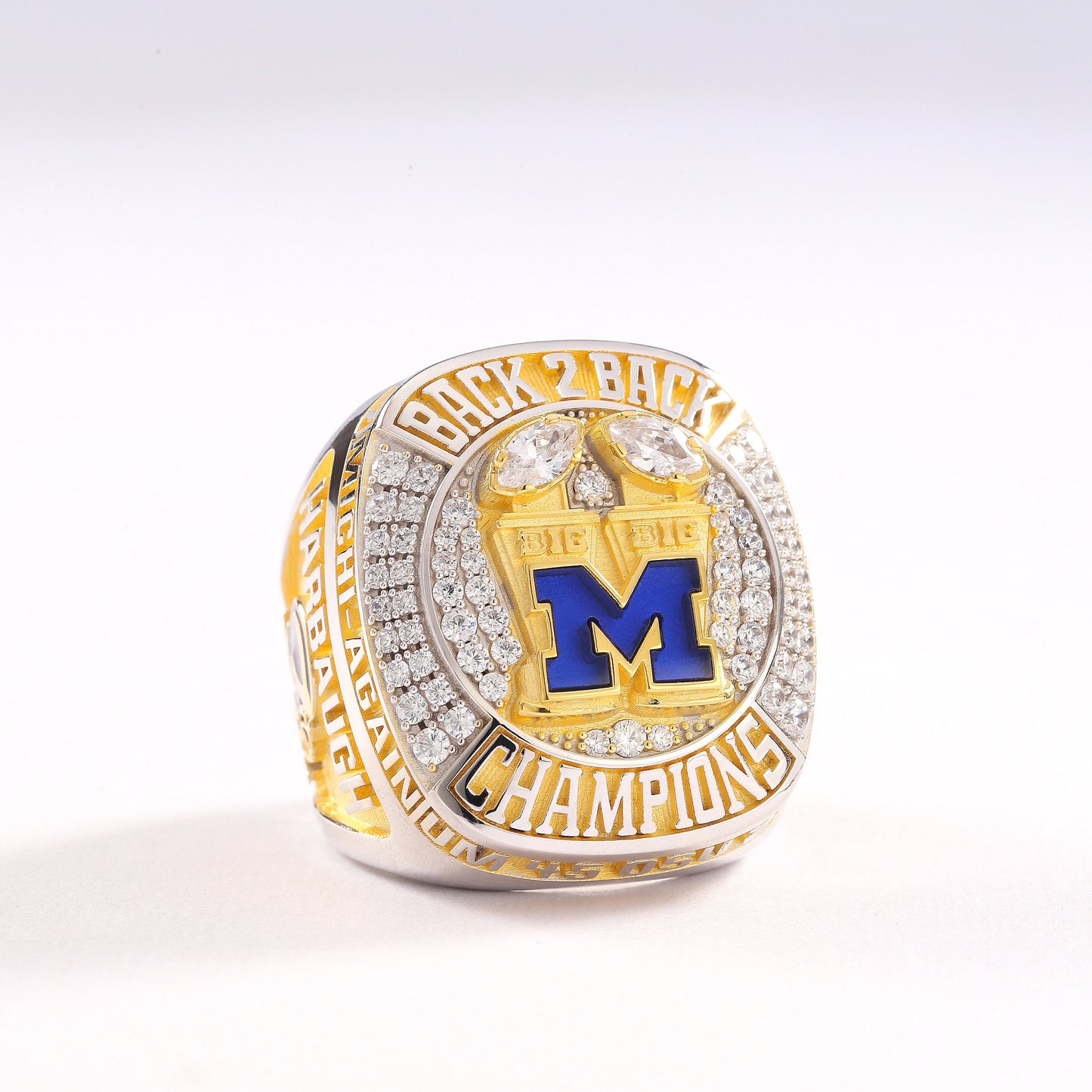 2023 Michigan Wolverines Mich-Again Back 2 Back Championship Ring - Ultra Premium Series