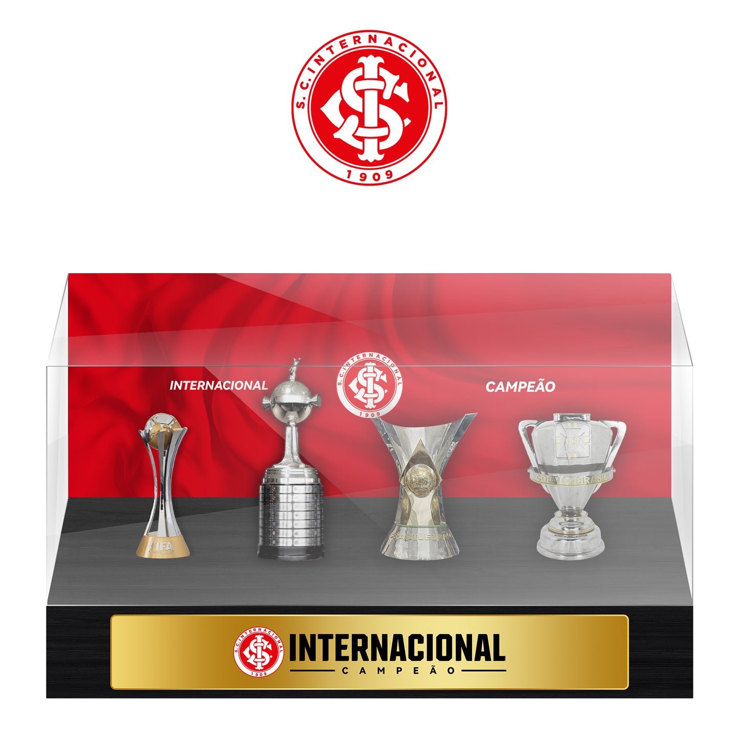 Internacional Championship Trophy Display Case