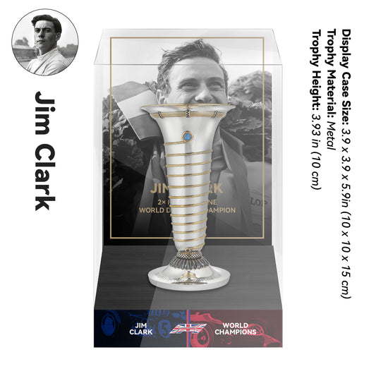 Jim Clark Formula One World Drivers' Champions Trophy Display Case
