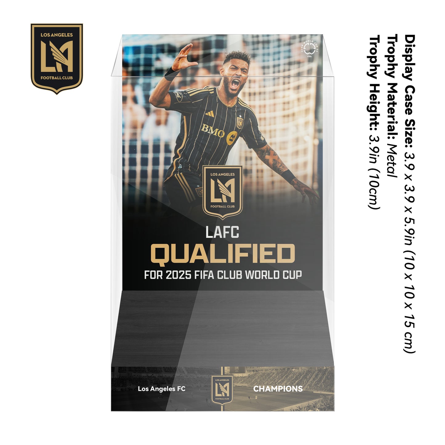 Los Angeles FC 2025 FIFA Club World Cup Trophy Display Case