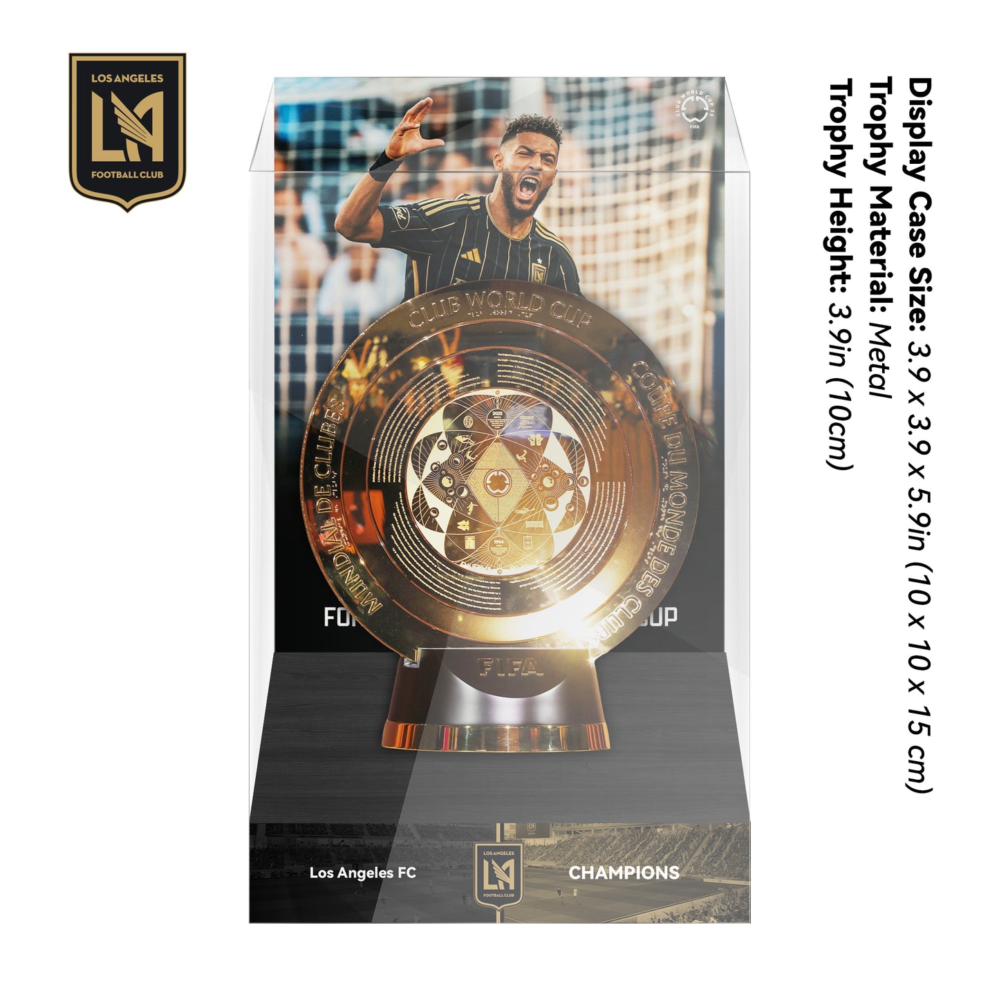 Los Angeles FC 2025 FIFA Club World Cup Trophy Display Case
