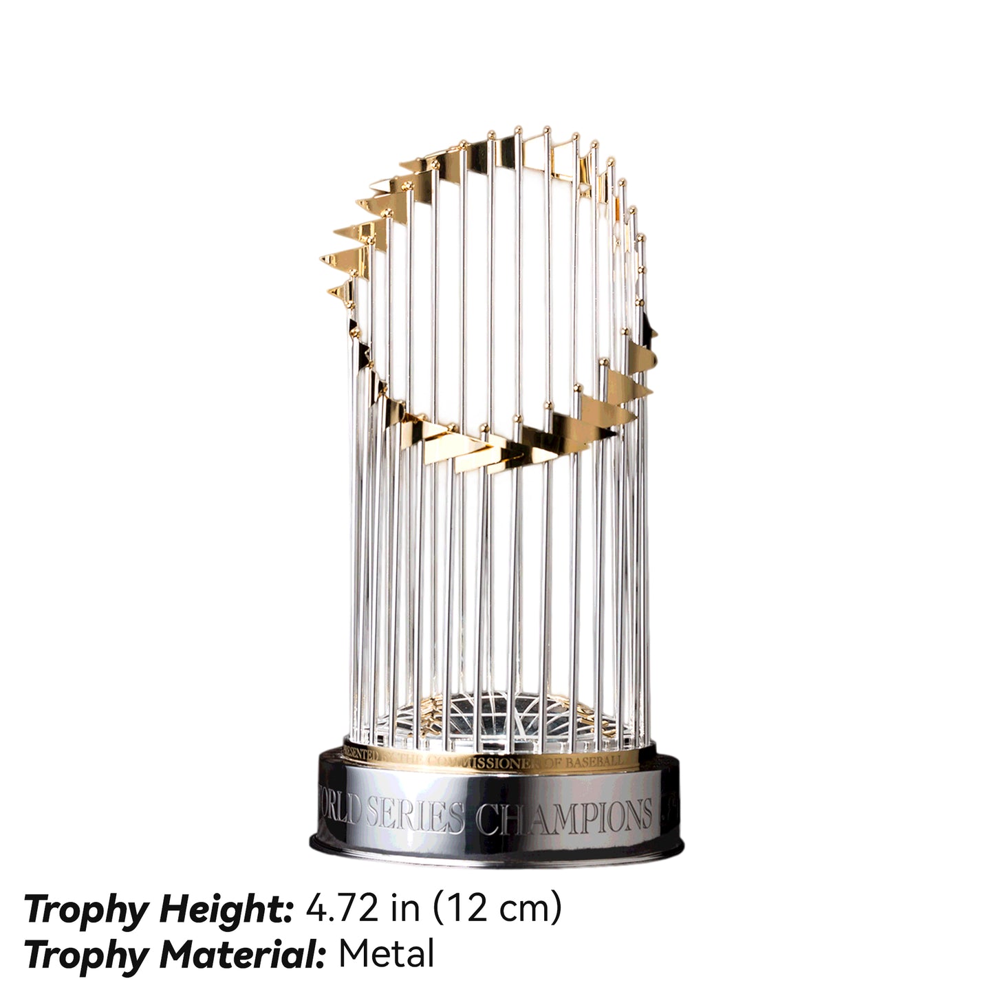 Commissioner's Trophy (MLB World Series) Mini Metal Replica