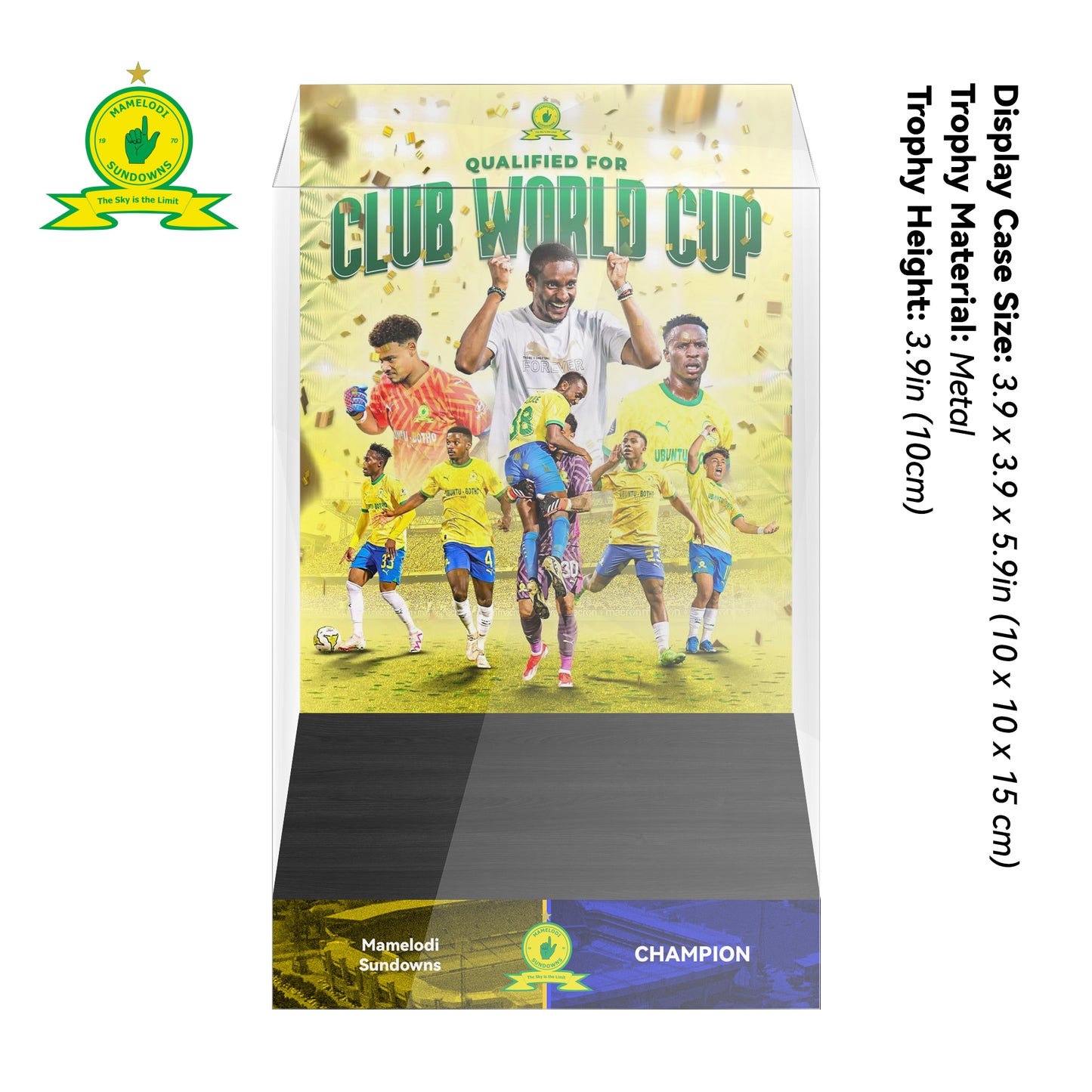 Mamelodi Sundowns 2025 FIFA Club World Cup Trophy Display Case