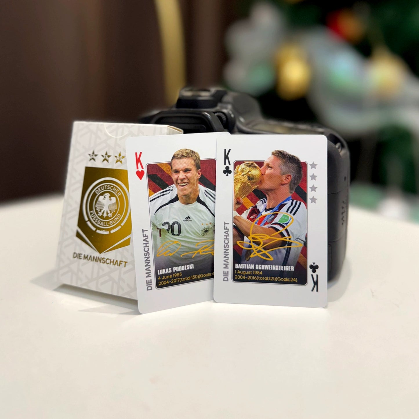 Germany Legendary Footballers Commemorative Collection Poker Cards