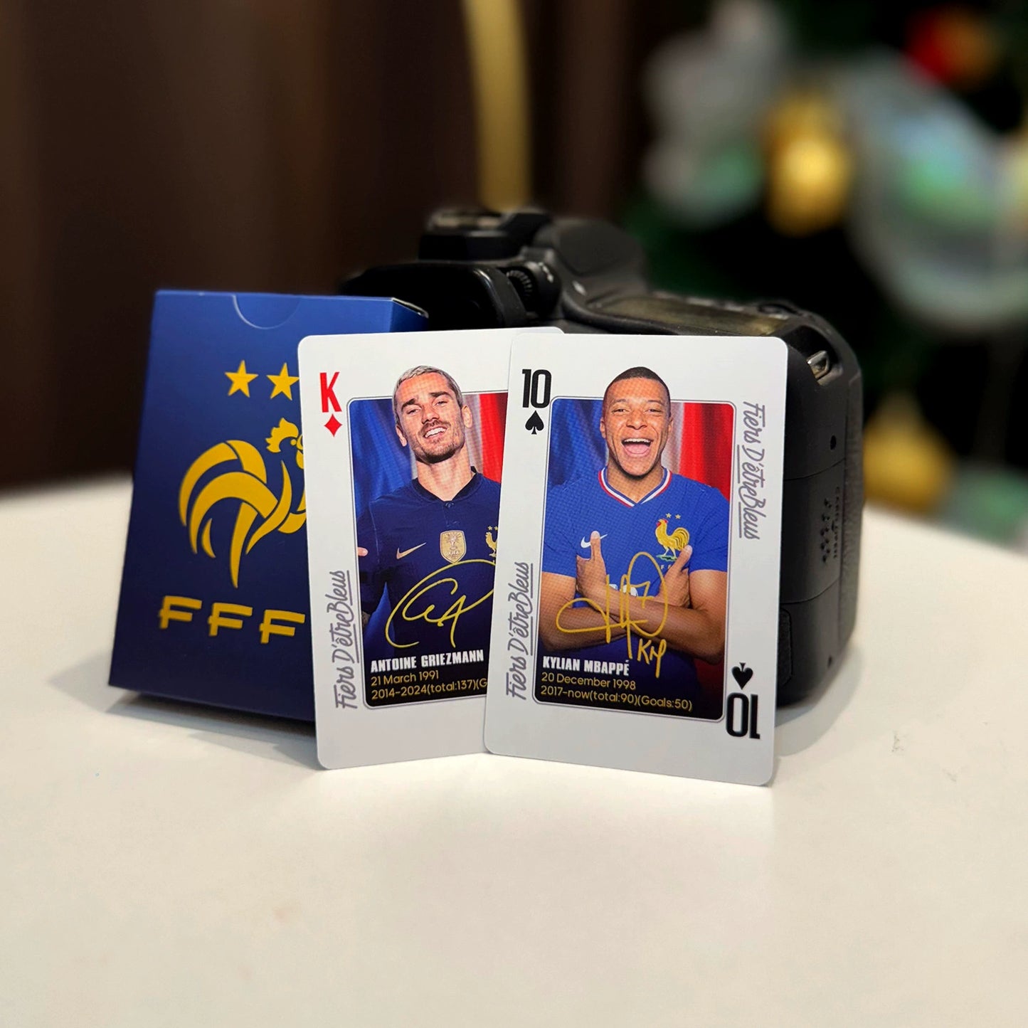 France Legendary Footballers Commemorative Collection Poker Cards