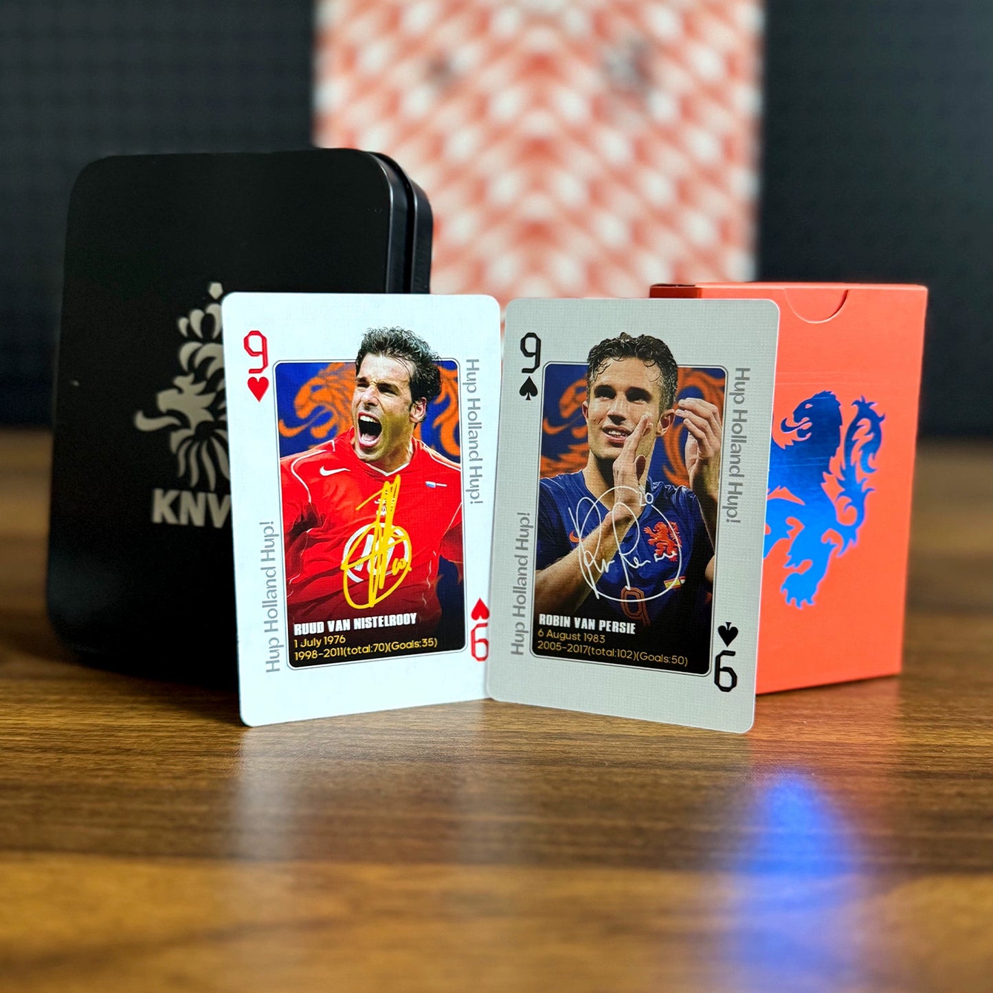 Netherlands Legendary Footballers Commemorative Collection Poker Cards