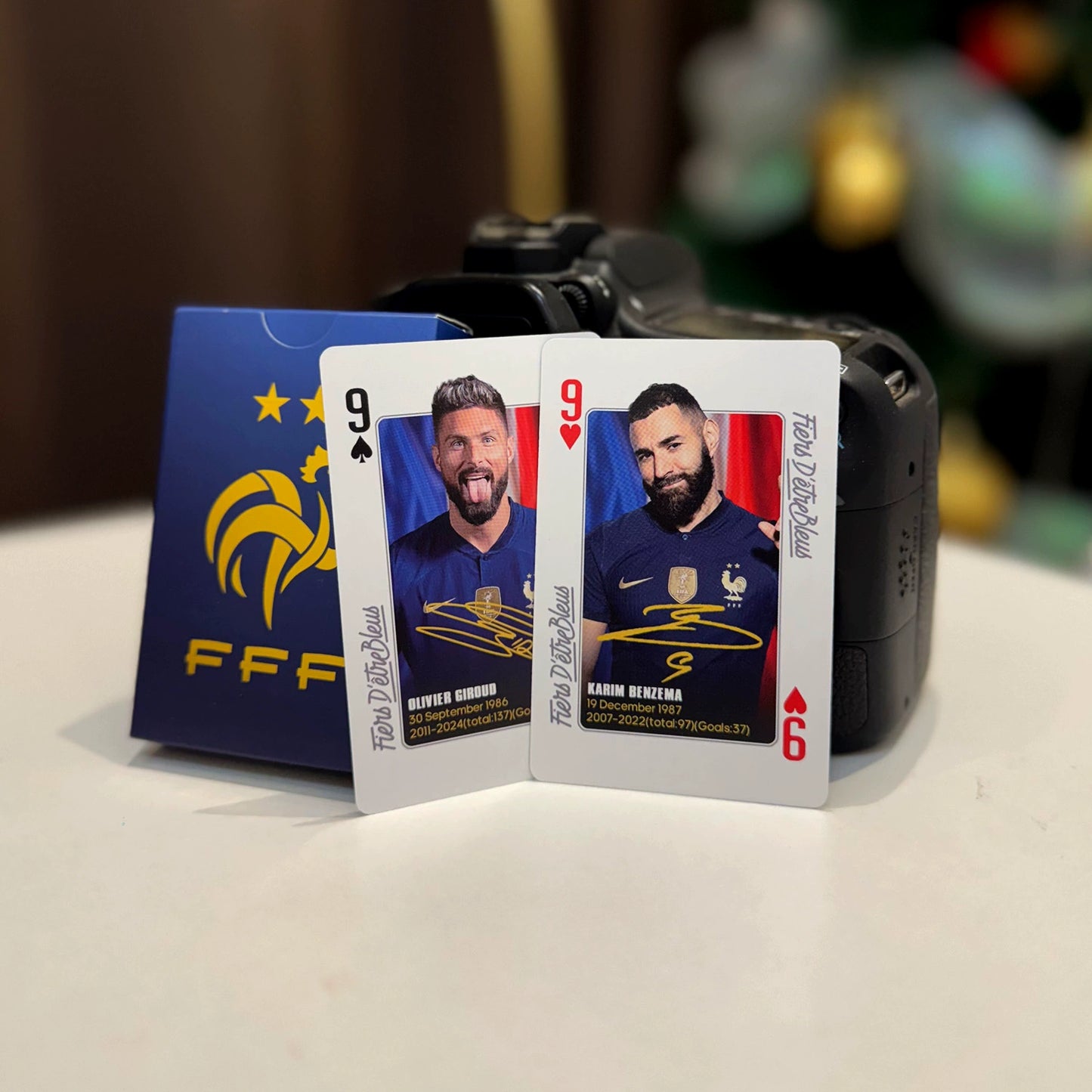 France Legendary Footballers Commemorative Collection Poker Cards