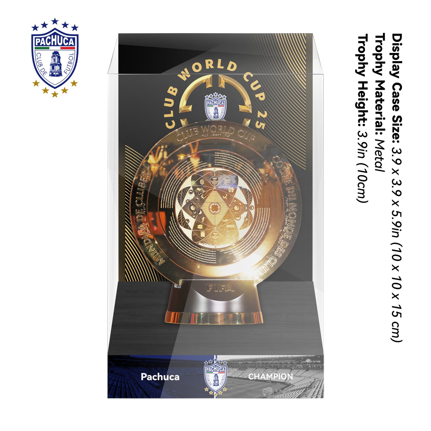 Pachuca 2025 FIFA Club World Cup Trophy Display Case