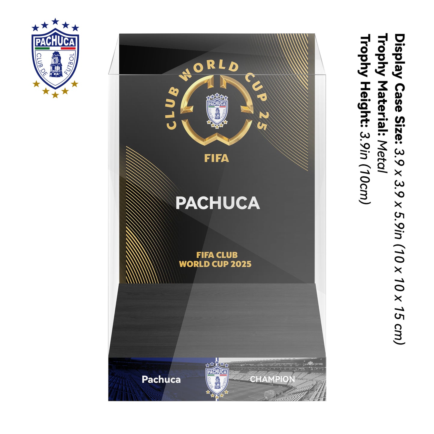 Pachuca 2025 FIFA Club World Cup Trophy Display Case