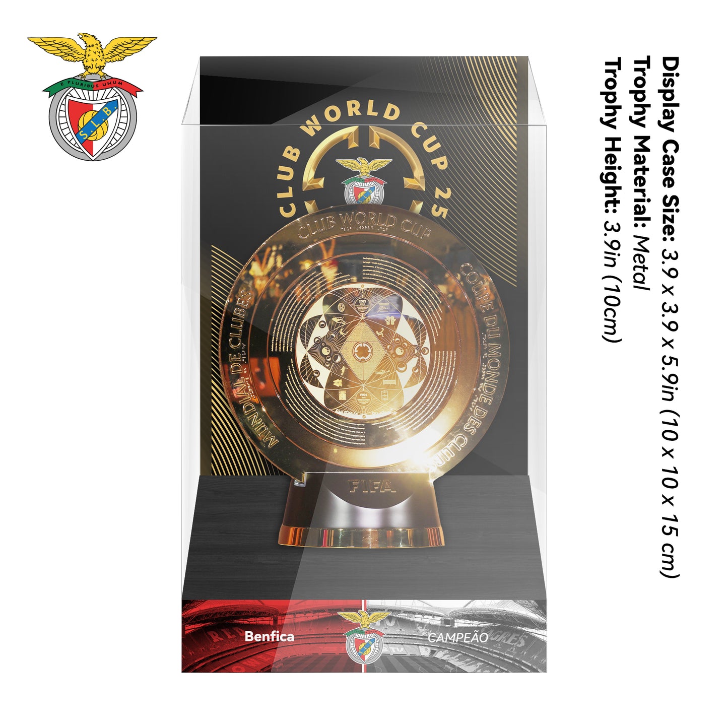 S.L. Benfica 2025 FIFA Club World Cup Trophy Display Case