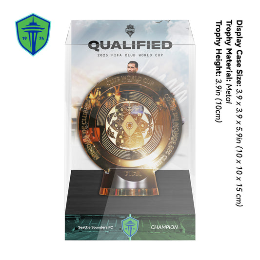 Seattle Sounders FC 2025 FIFA Club World Cup Trophy Display Case