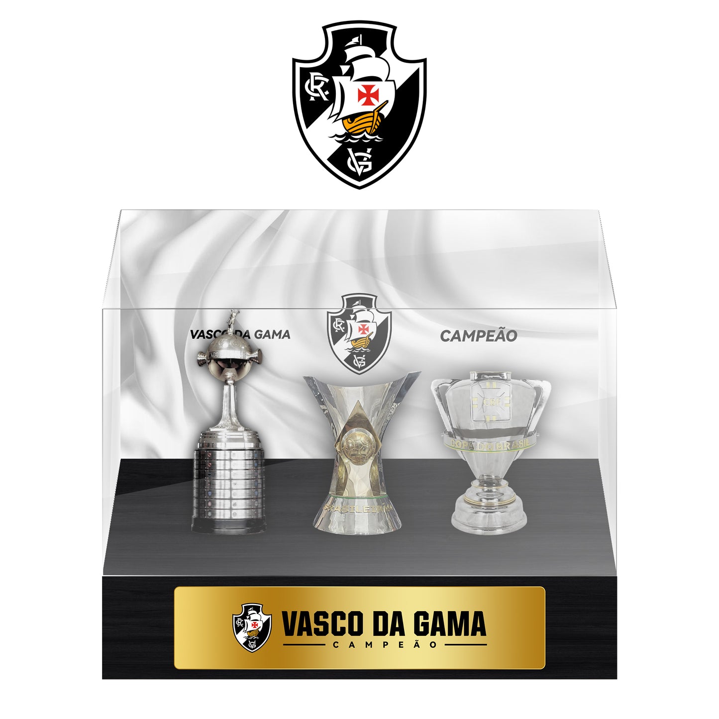 Vasco da Gama Championship Trophy Display Case