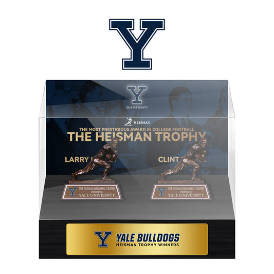 Yale Bulldogs NCAA Heisman Trophy Display Case