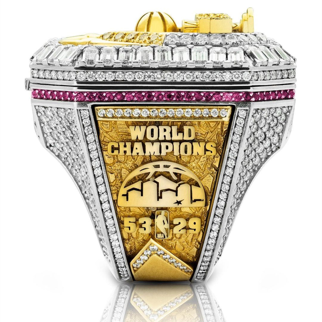 2023 Denver Nuggets Championship Trophy NBA Ring - Official Edition