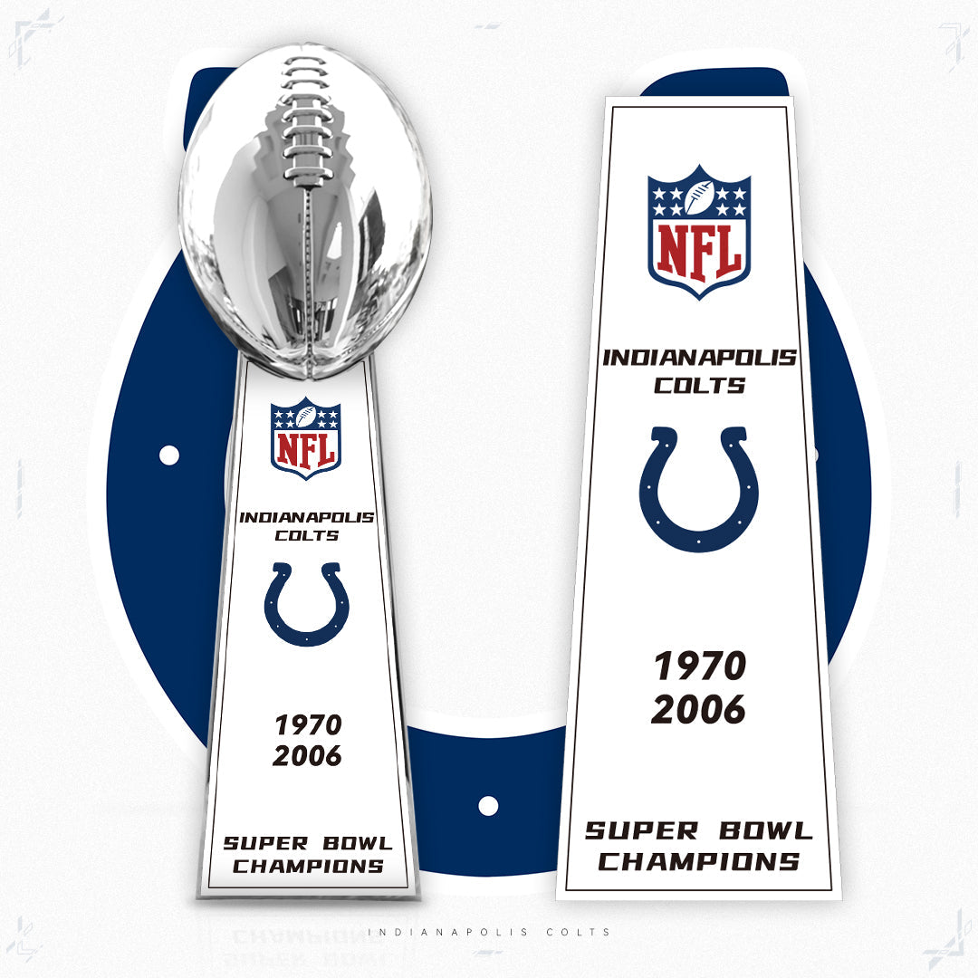 [NFL]Indianapolis Colts,2006/1970 Vince Lombardi ,  Super Bowl Championship Trophy Resin Version