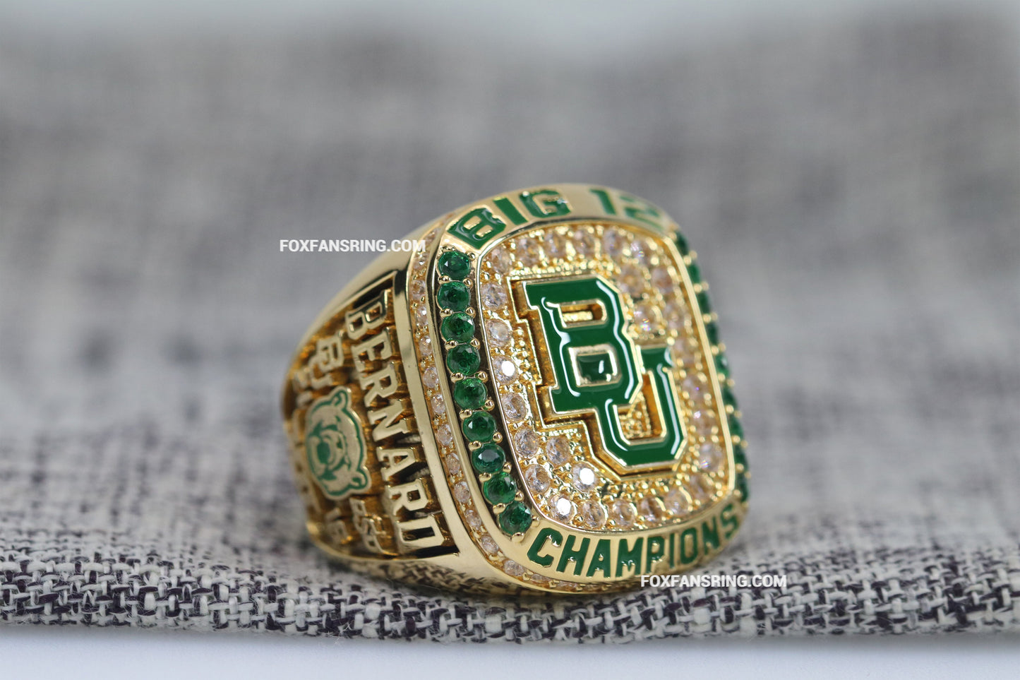 Fans-Edition 2022 Baylor Bears Football Big 12 Allstate Championship Ring - Premium Series