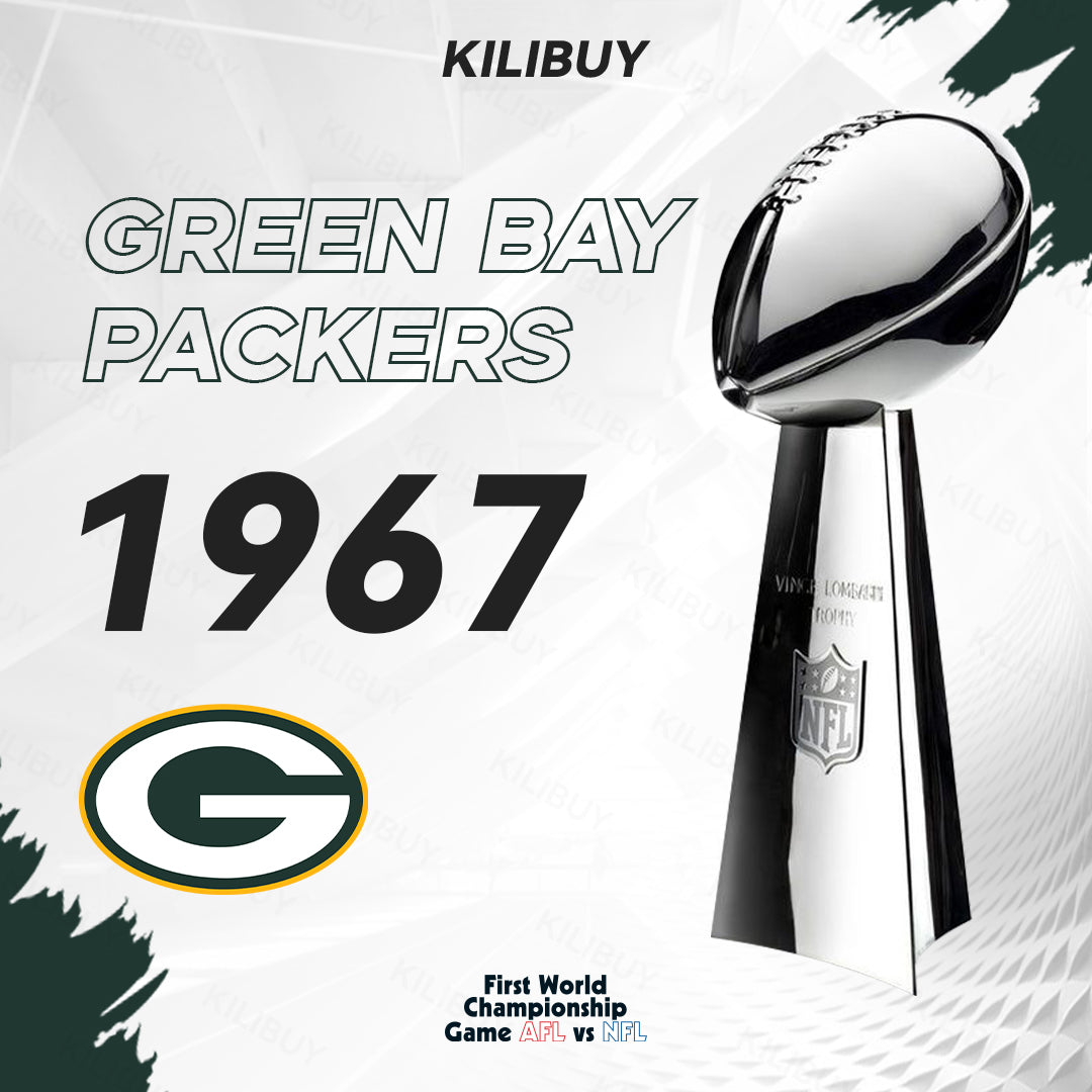 [NFL]1967  Vince Lombardi Trophy, Super Bowl 1, I Green Bay Packers