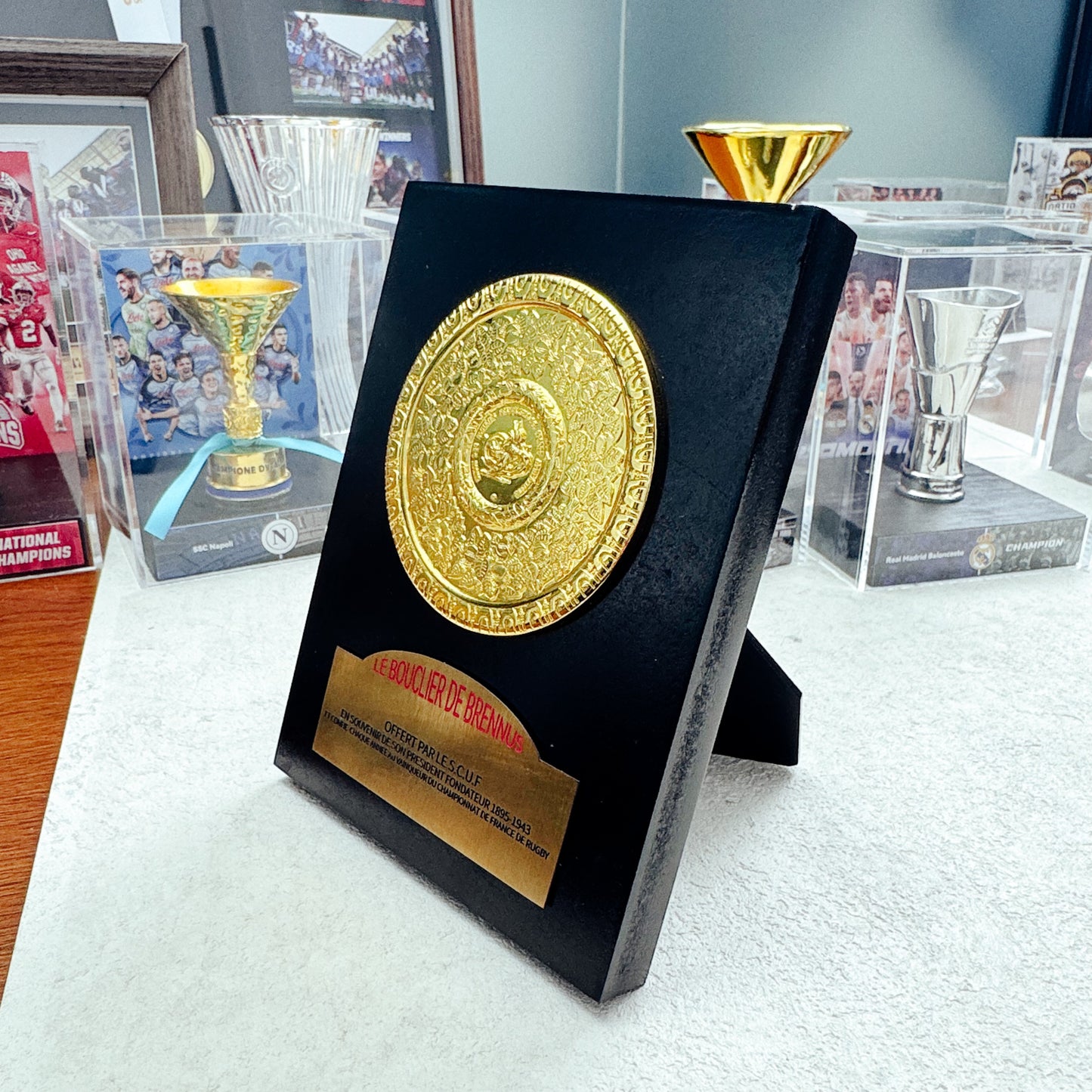 Top14 Bouclier de Brennus Brennus Shield French rugby union club Champions Trophy