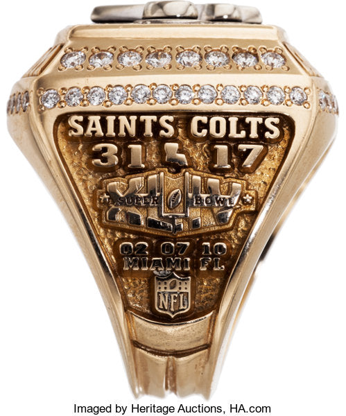 2009 New Orleans Saints Super Bowl Championship Ring