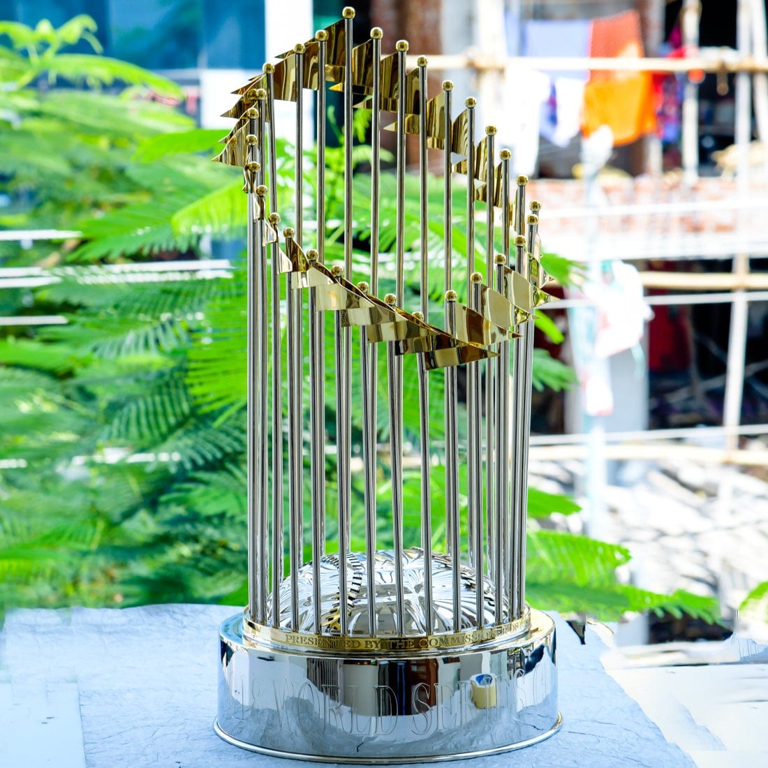 [MLB]2021 World Series Trophy,Atlanta Braves