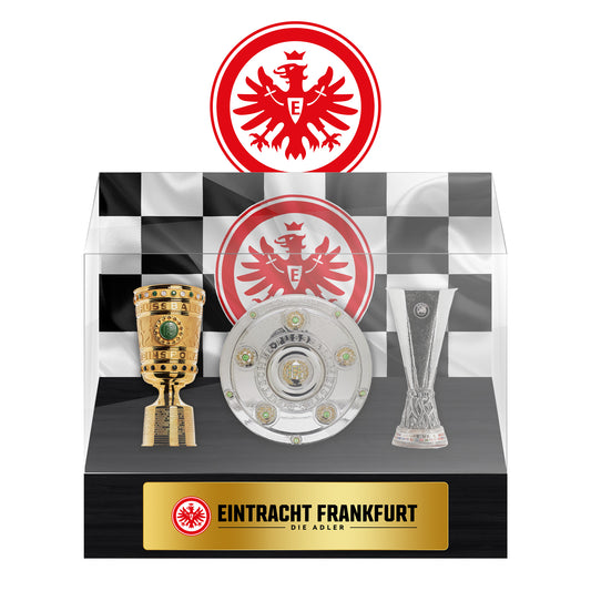 Eintracht Frankfurt Football Championship Trophy Display Case