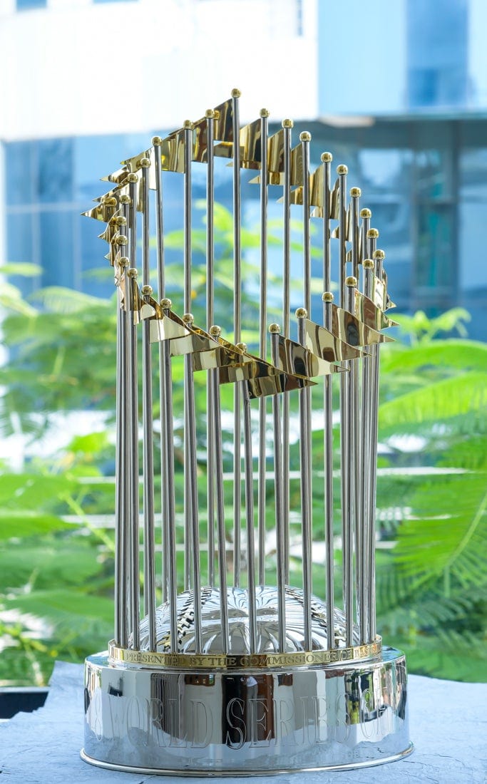 [MLB]2003 World Series Trophy,Miami Marlins