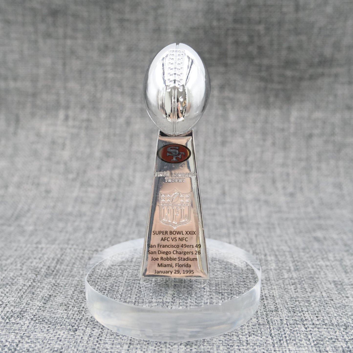 San Francisco 49ers Super Bowl Trophy Team Logo