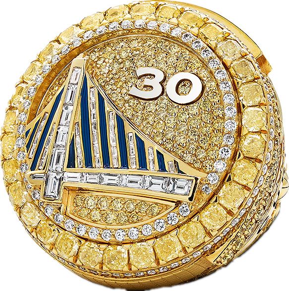 2022 Golden State Warriors Championship Official NBA Ring