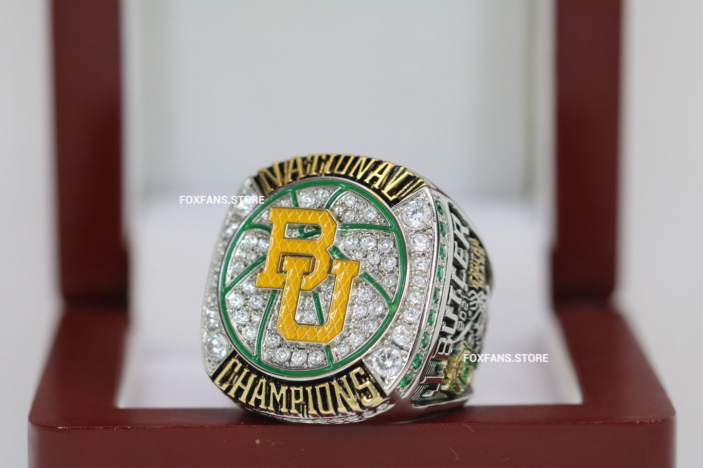 2021 Baylor Bear Basketball Colleague Championship Ring Fans Edition - Premium Series