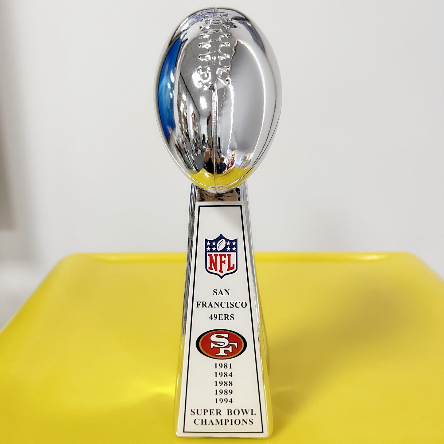 [NFL]San Francisco 49ers,1994/1989/1988/1984/1981Vince Lombardi ,  Super Bowl Championship Trophy Resin Version