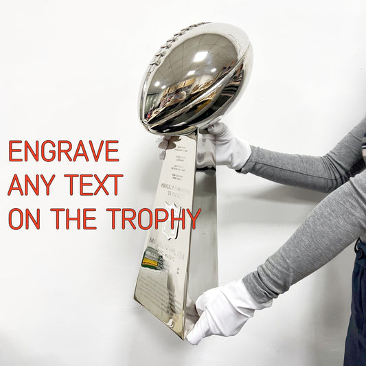 [NFL]Metal Blank Version The Super Bowl Trophy The Vince Lombardi Trophy