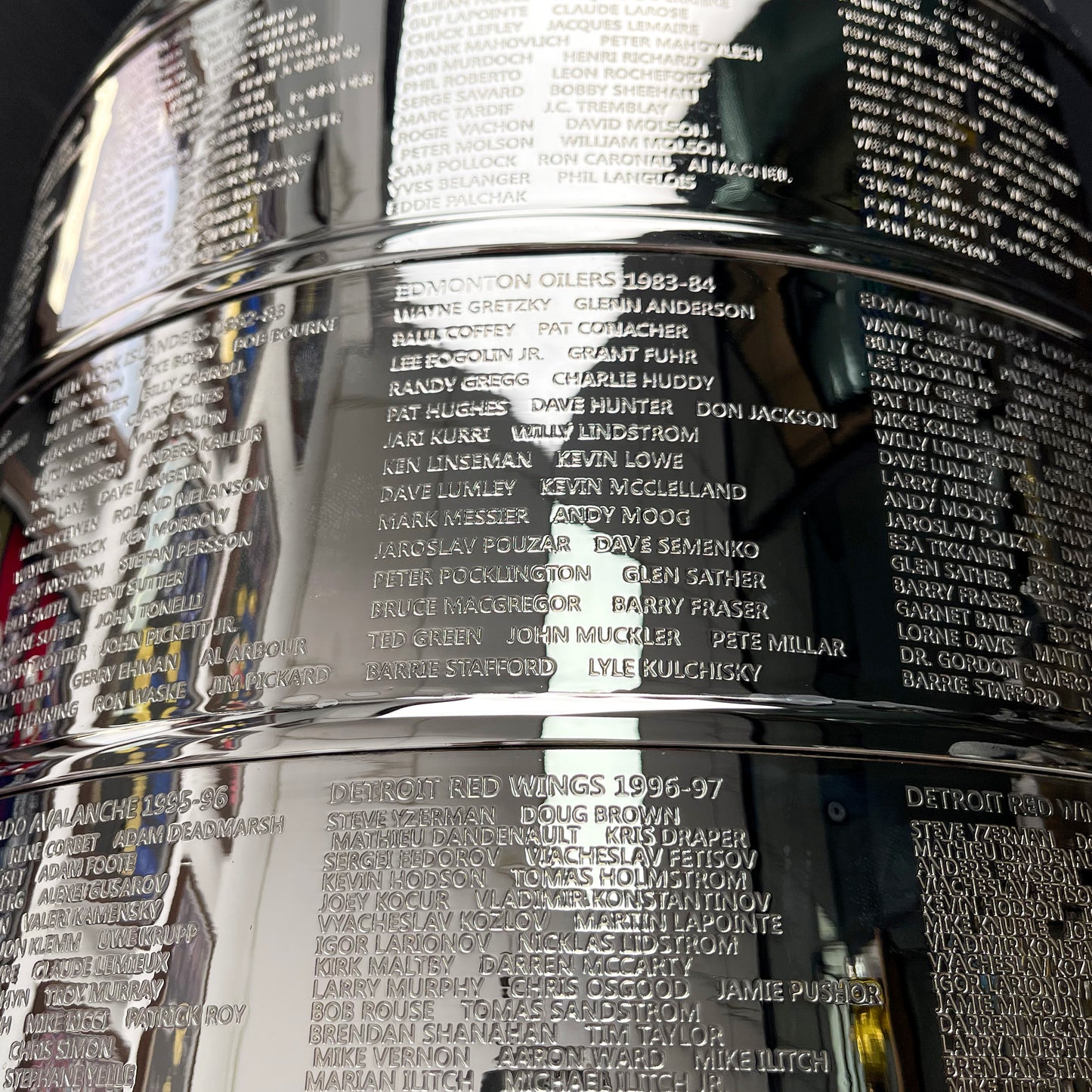 [Metal Version--90cm Height]NHL Stanley Cup Trophy  Full Size With All Champions Engraved Free Shipping