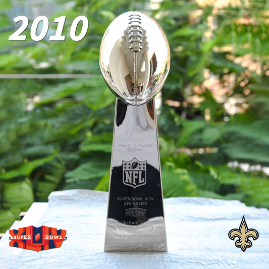 [NFL]2010 Vince Lombardi Trophy, Super Bowl 44, XLIV New Orleans Saints