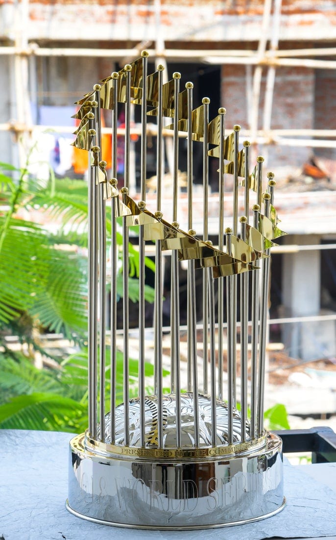 [MLB]2021 World Series Trophy,Atlanta Braves