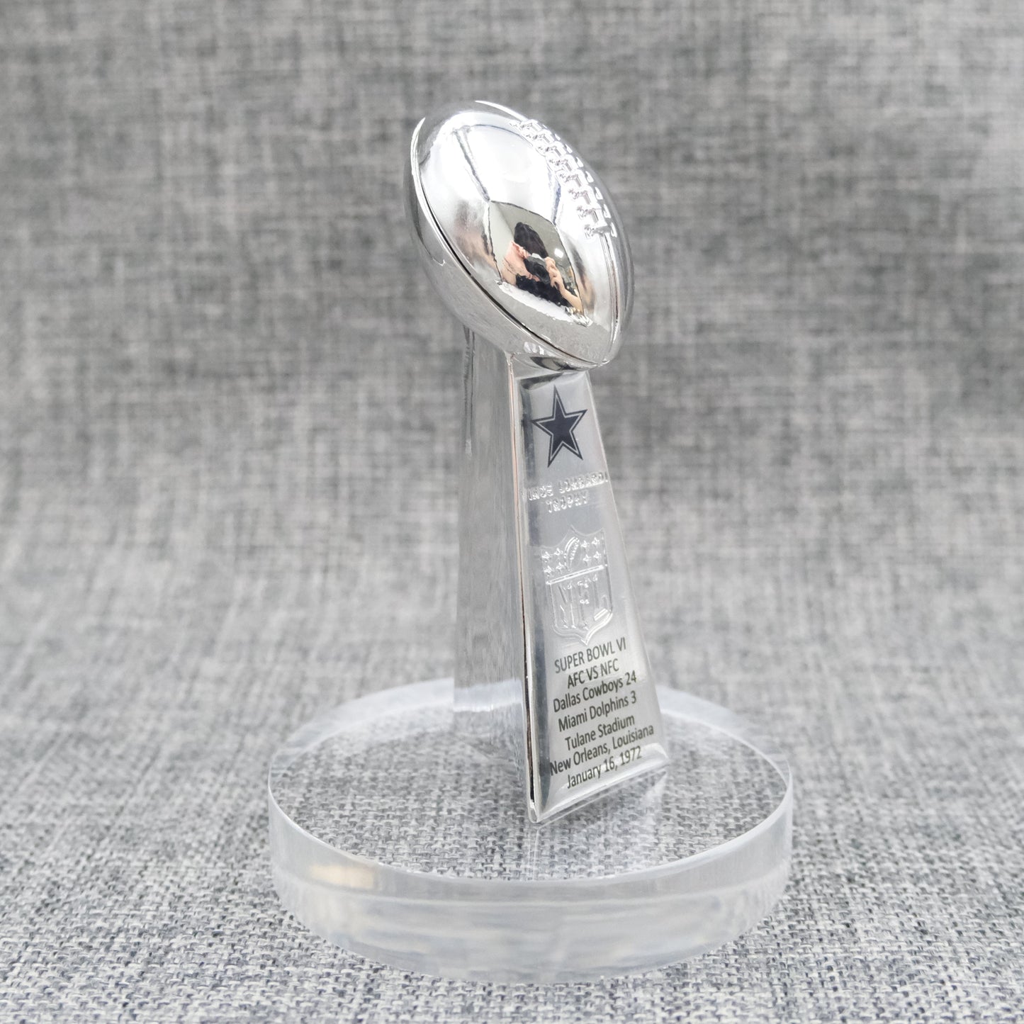 Dallas Cowboys Super Bowl Trophy Team Logo