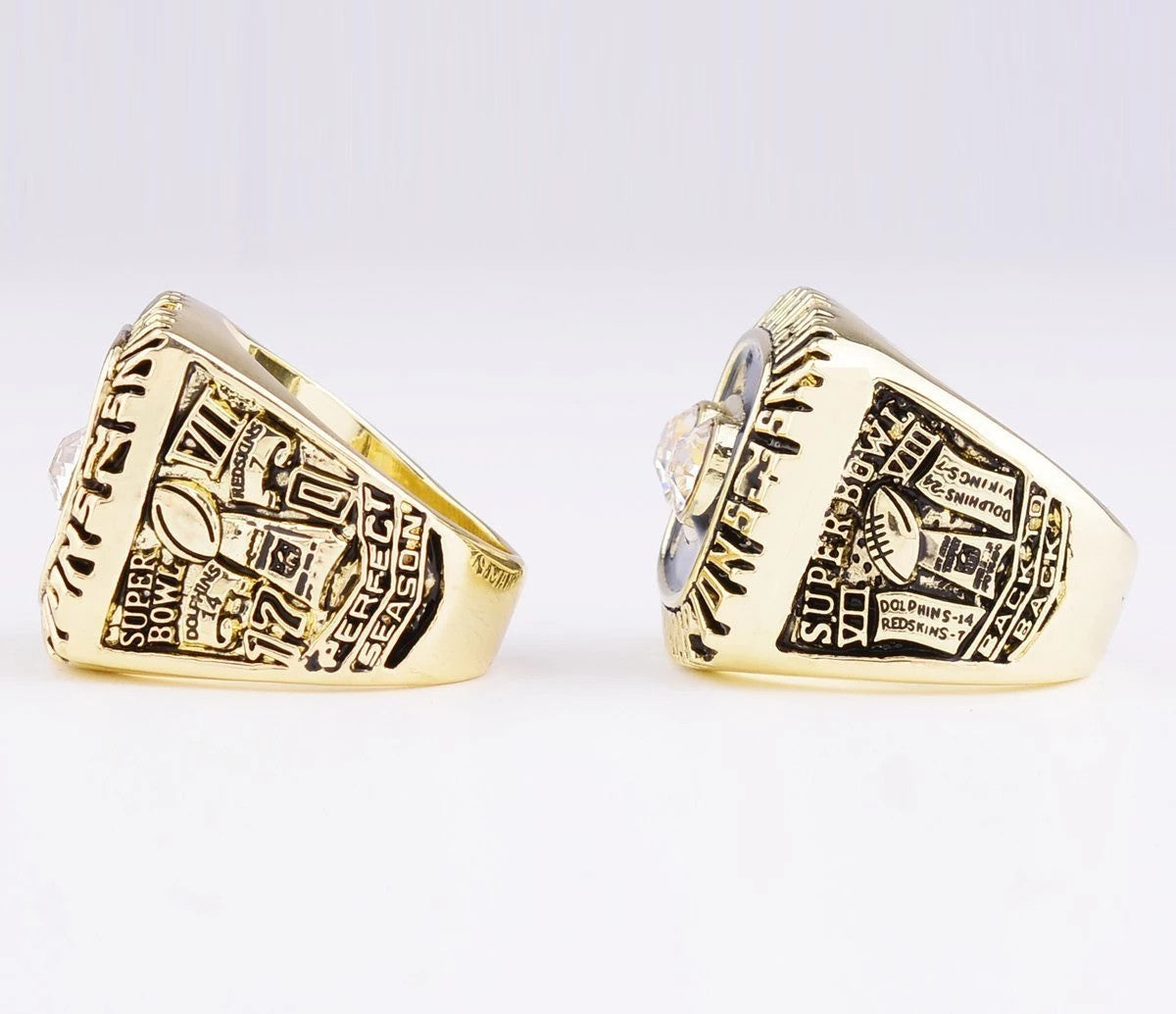 1972/1973 Miami Dolphins Super Bowl Championship Rings Set