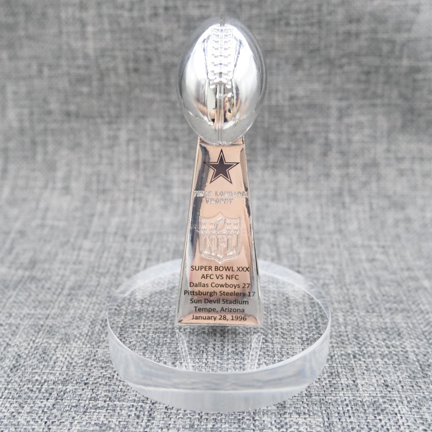 Dallas Cowboys Super Bowl Trophy Team Logo